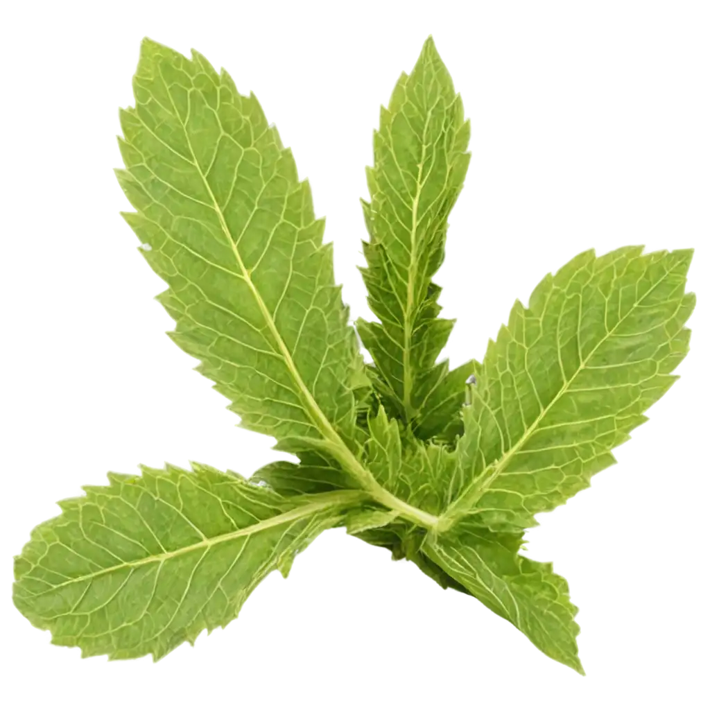 Green-Leaves-of-Mullein-and-Nettle-PNG-Image-High-Quality-Transparent-Background