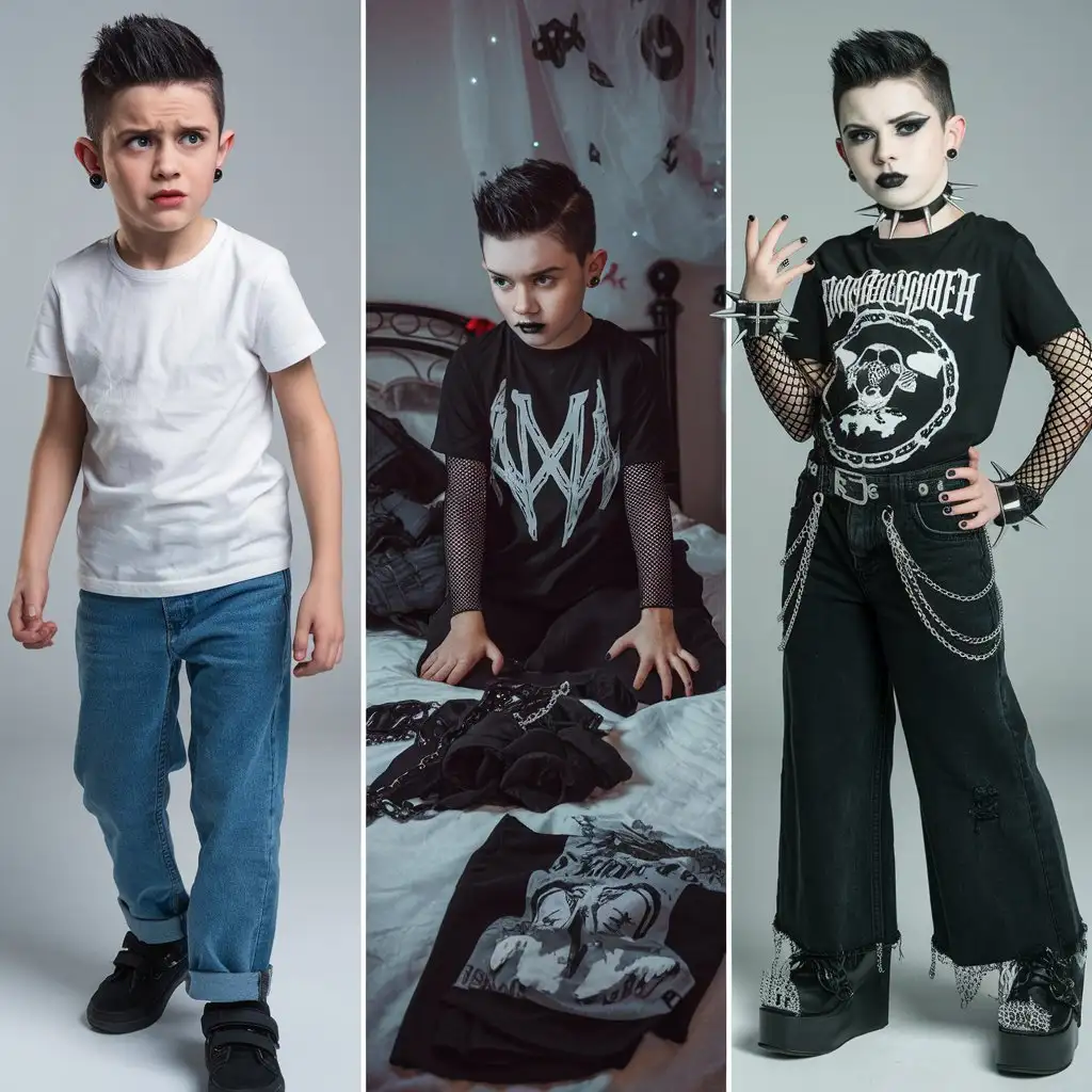 Transformation-of-a-Teenager-into-Gothic-Style-From-Normal-to-Goth-in-Three-Images