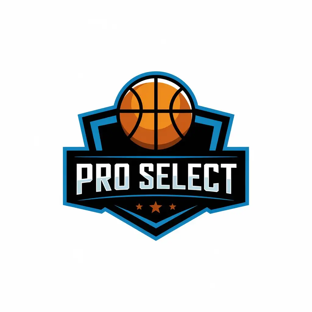 LOGO Design for Pro Select Basketball Theme for Sports Fitness Industry