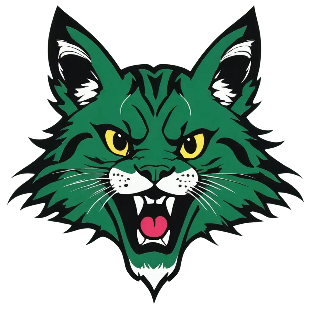 Create-a-PNG-Logo-for-a-College-Football-Team-Featuring-an-Emerald-Ocelot-in-Comic-Style