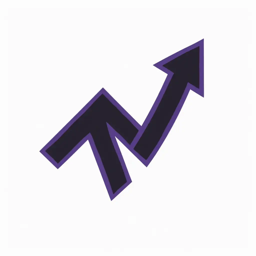 Vector logo, a stylized “NVS” where the “V” forms a dynamic upward arrow, symbolizing growth and innovation, presented in bold black with a sharp violet outline.