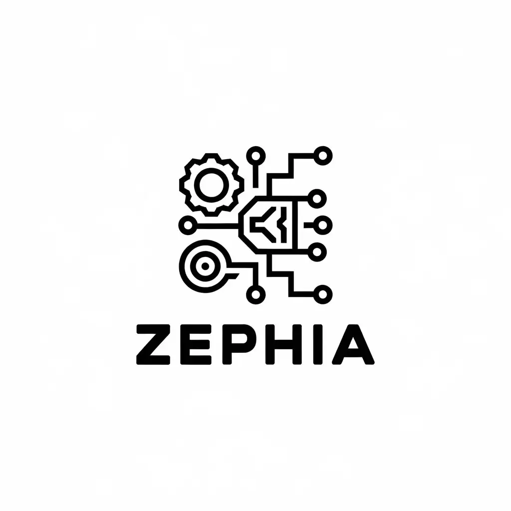 LOGO Design for ZEPhiIA TechnologyInspired Vector with Complex Symbolism for the Tech Industry