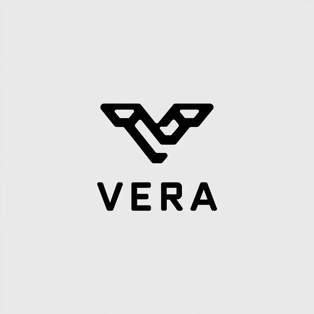 LOGO Design for Vera Minimalistic Vector Design for Retail Industry with Clear Background