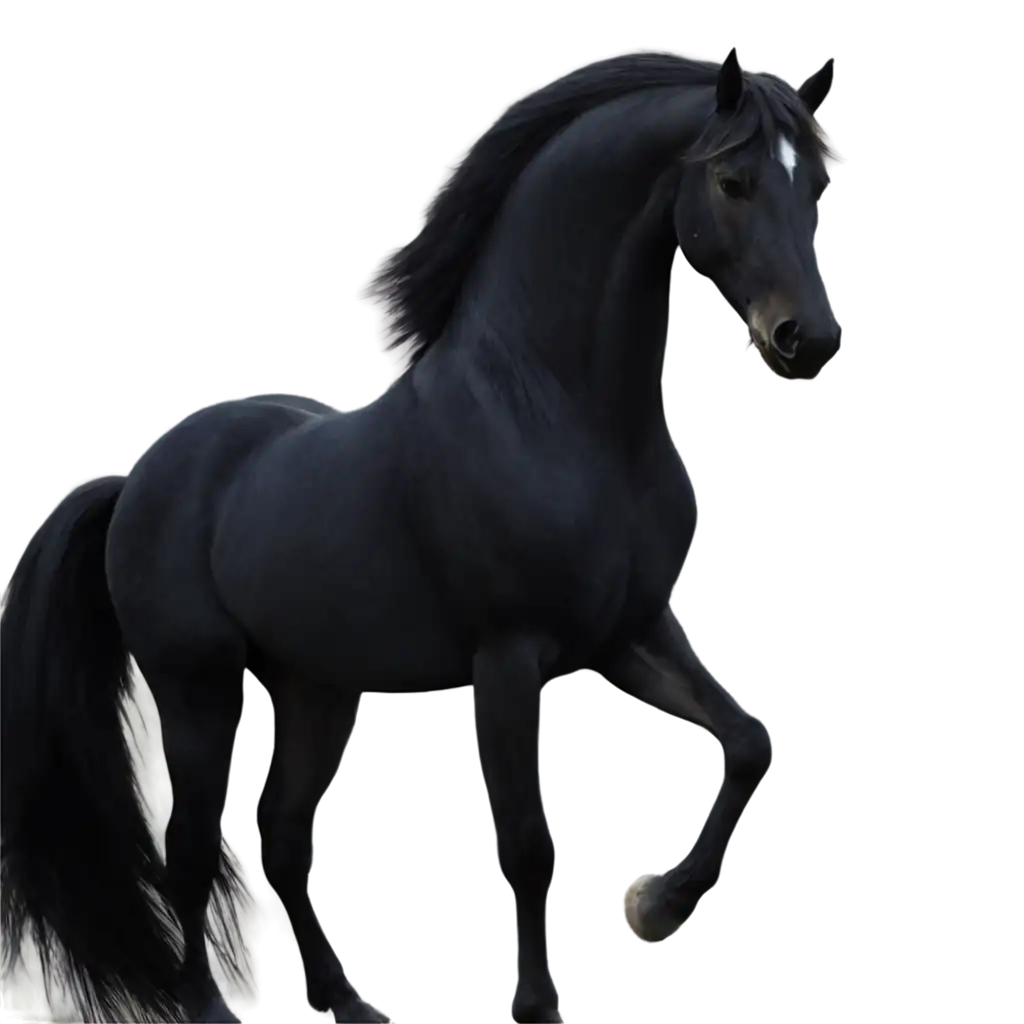 Stunning-Black-Horse-PNG-Image-HighQuality-Equestrian-Artwork