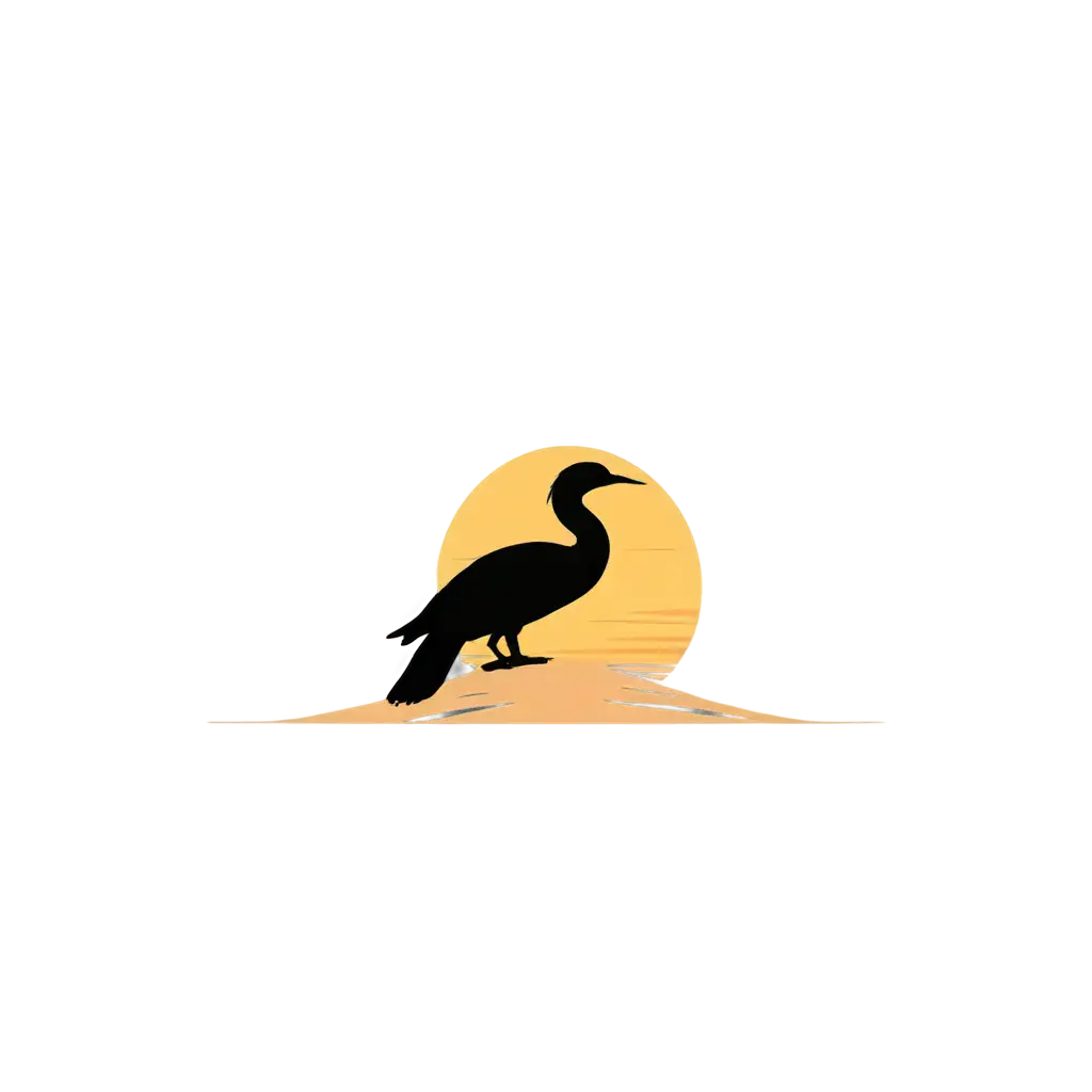 Create-a-HighQuality-PNG-Logo-Symbolizing-Sea-Sun-Sand-and-Cormorant