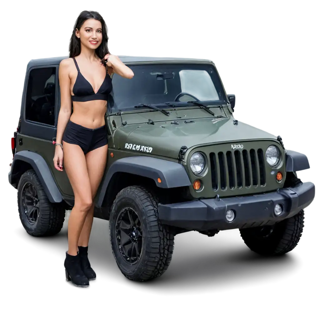 Sexy-Girl-in-a-Jeep-PNG-Image-for-Versatile-Graphic-Use