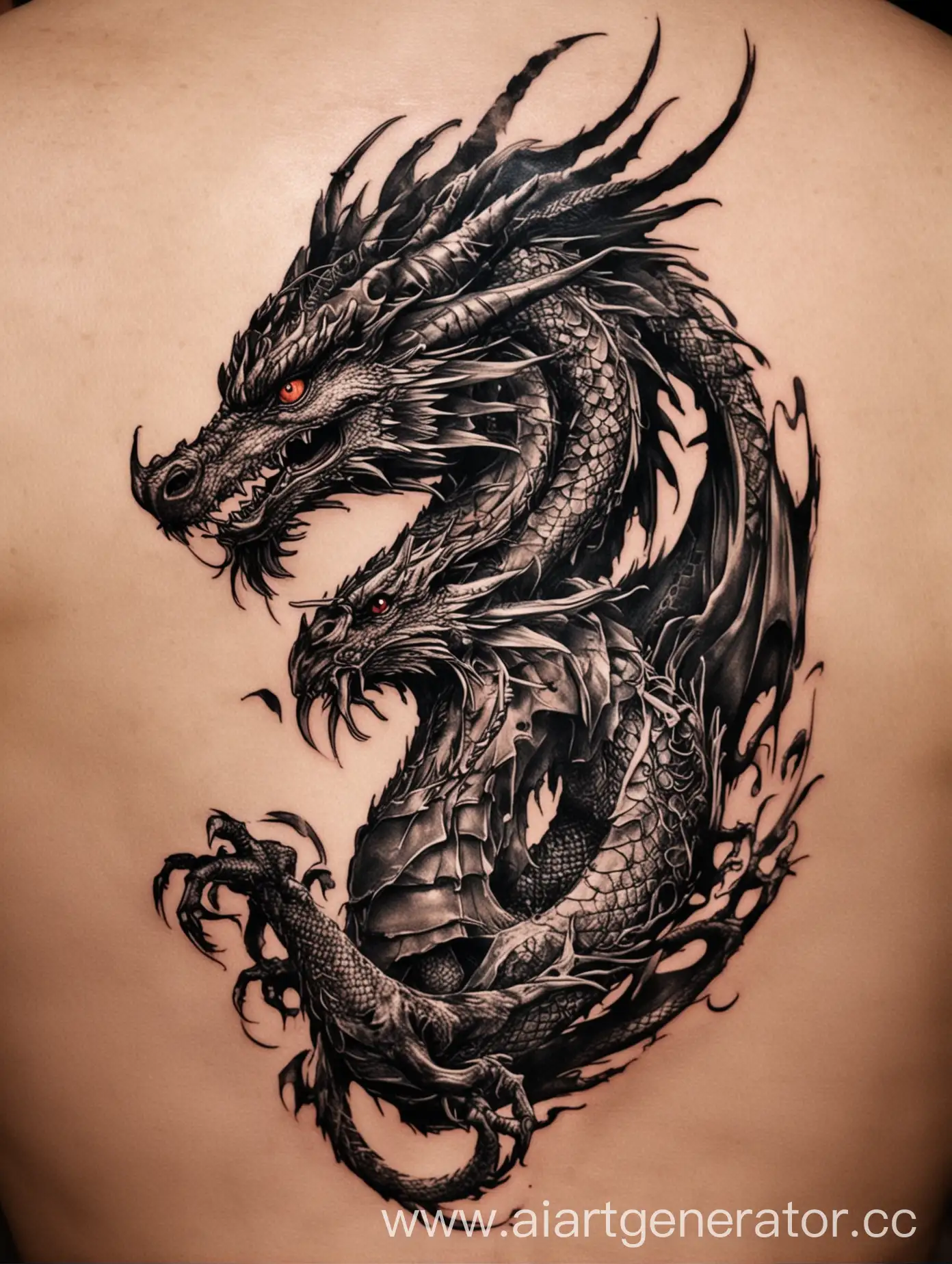 Fierce-Dragon-Tattoo-Design