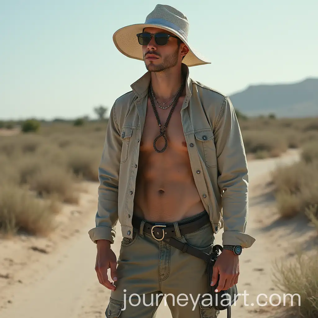 Futuristic-Mens-Summer-Collection-Outdoor-Photoshoot
