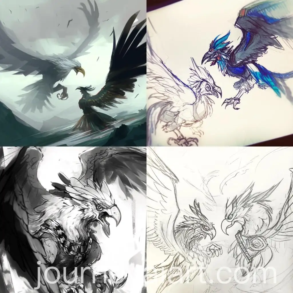 Masterplan-Sketch-of-Garuda-and-Hornbill-Meeting-Head-to-Head-Over-Ocean