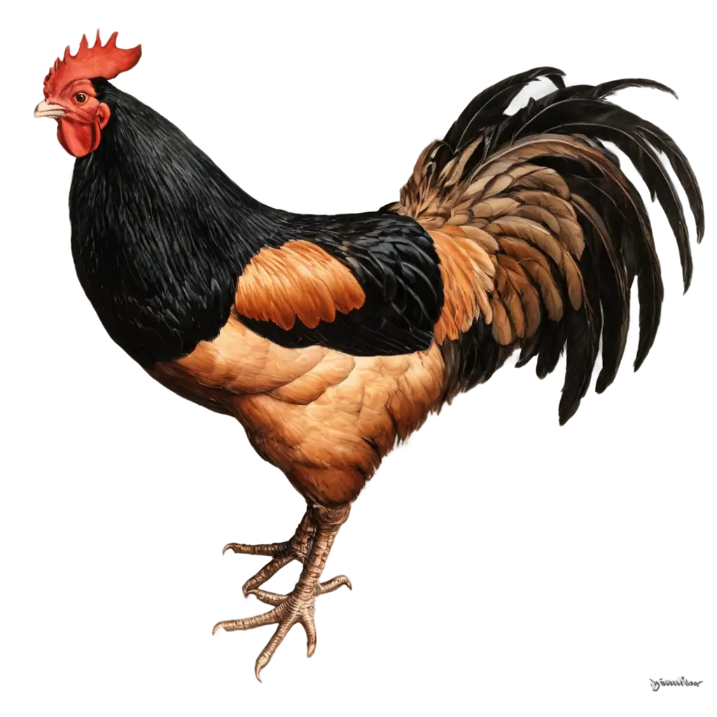 HighQuality-PNG-Image-of-a-Rooster-for-Versatile-Usage