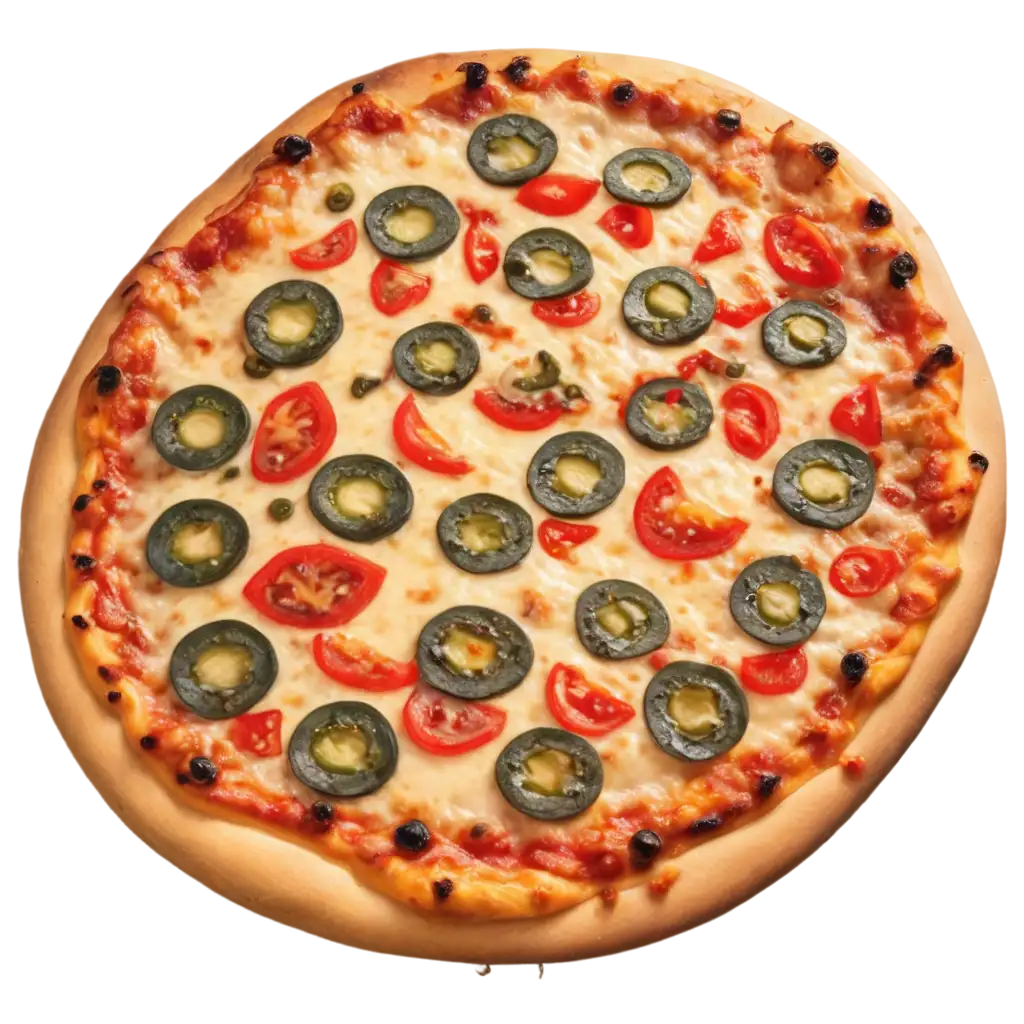 Jalapeno-and-Tomato-Pizza-PNG-Image-for-Culinary-and-Design-Projects