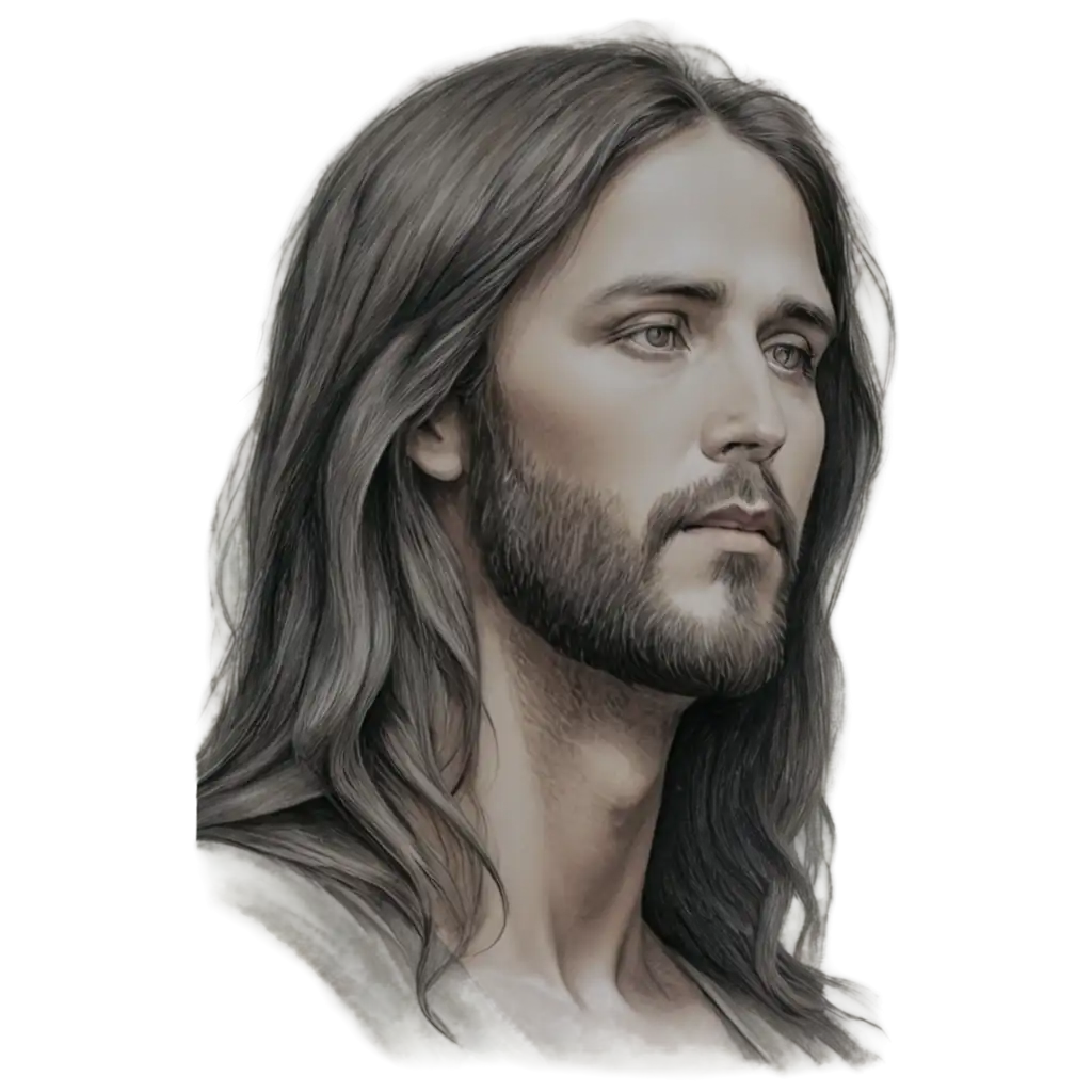 Jesus-Christ-Drawing-in-Soft-Colorful-Pencils-PNG-Image-for-Digital-Art-Design