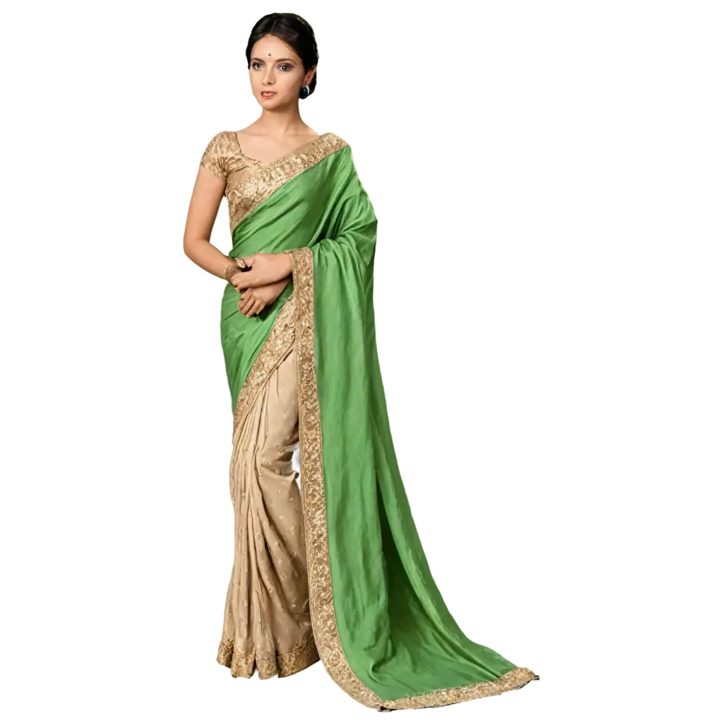 Exquisite-Silk-Saree-with-Rich-Embroidery-PNG-Elegance-in-Digital-Format