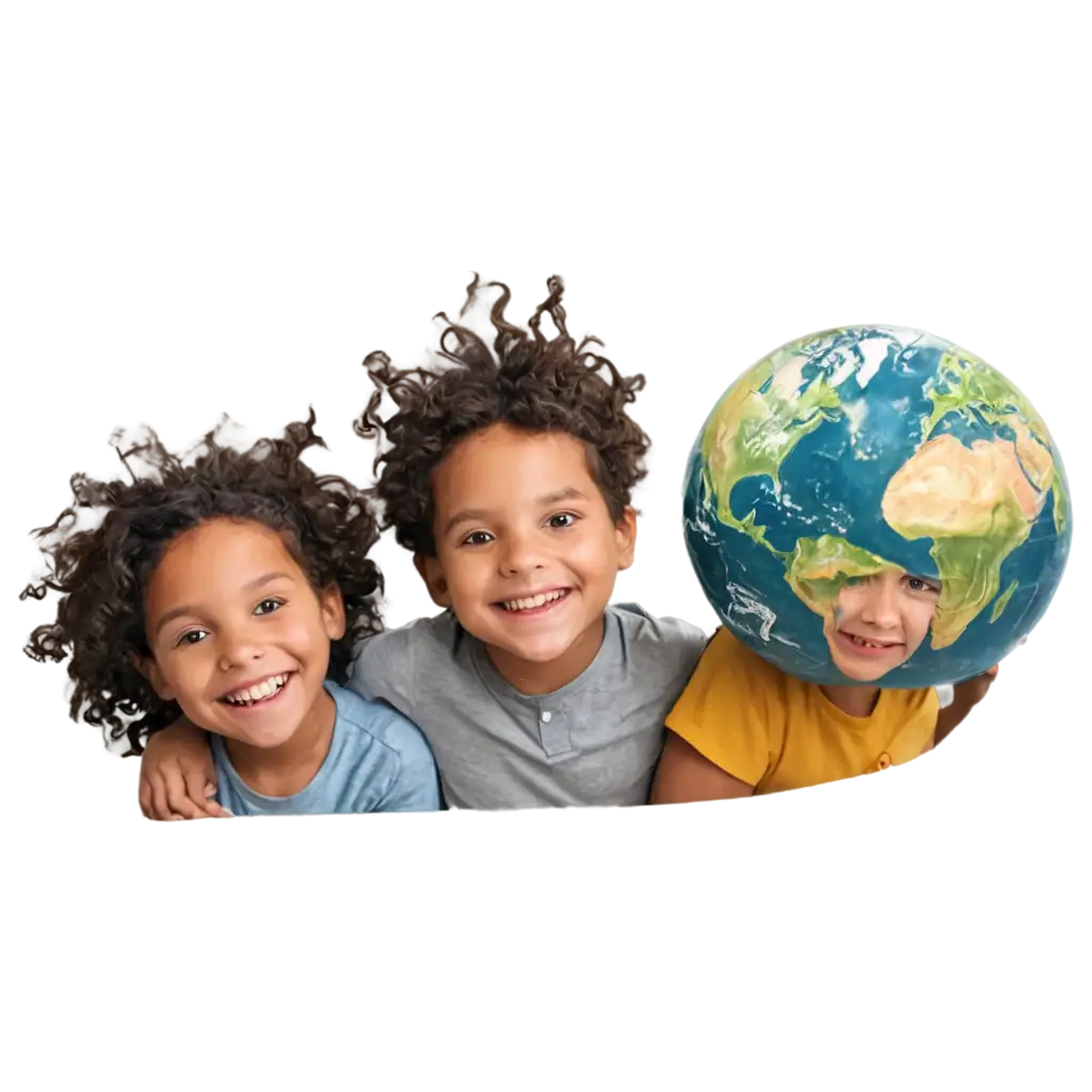 PNG-Image-of-3-Children-on-Happy-Earth-Artistic-Concept-for-EcoFriendly-Education