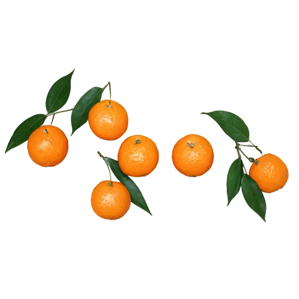 HighQuality-PNG-Image-of-Fresh-Mandarins-for-Versatile-Applications