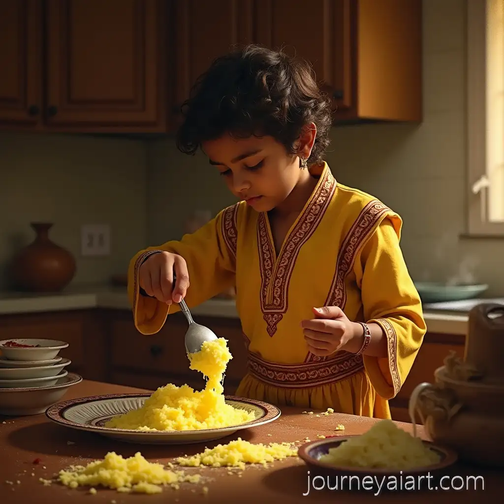 Young-Krishna-Stealing-Butter-in-a-Traditional-Indian-Kitchen-with-Vibrant-Cultural-Details