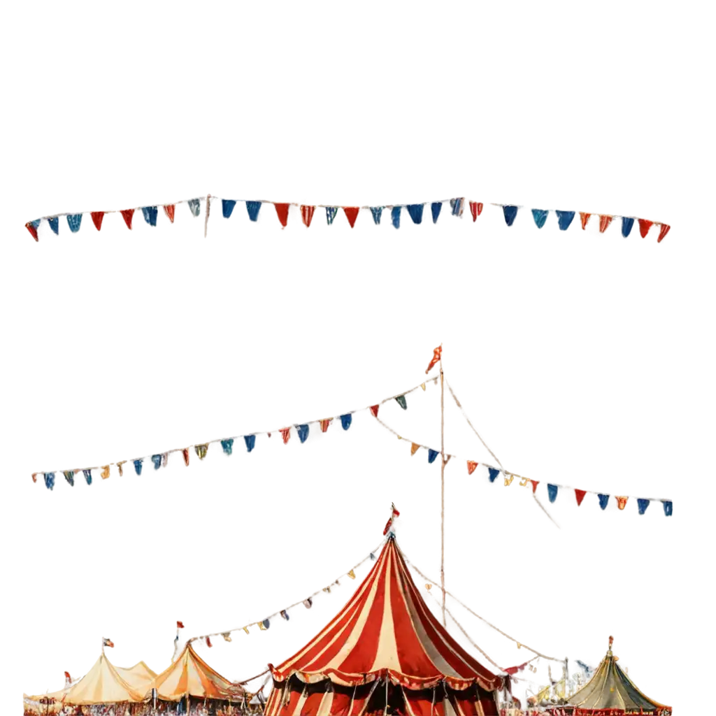 watercolor of a circus