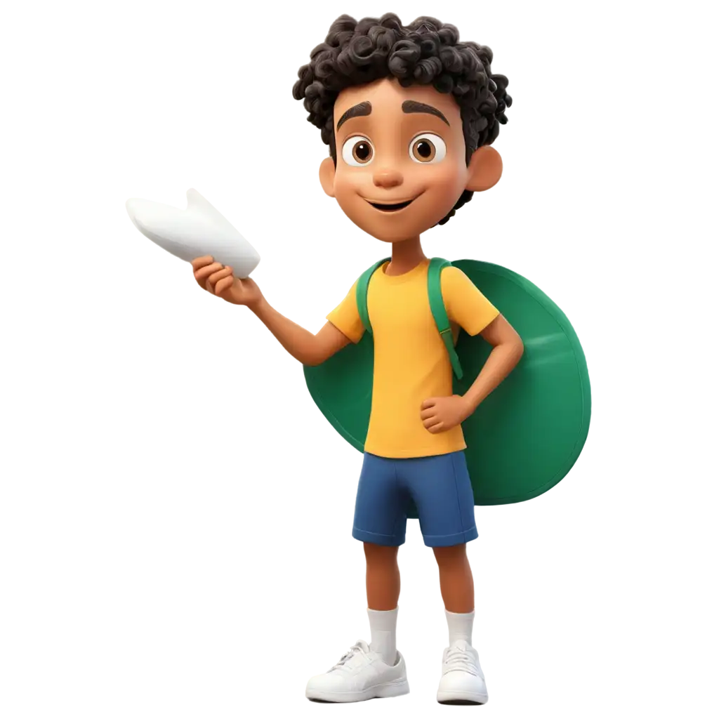 Vibrant-Brazilian-Boy-Talking-Cartoon-Style-PNG-for-Creative-Use