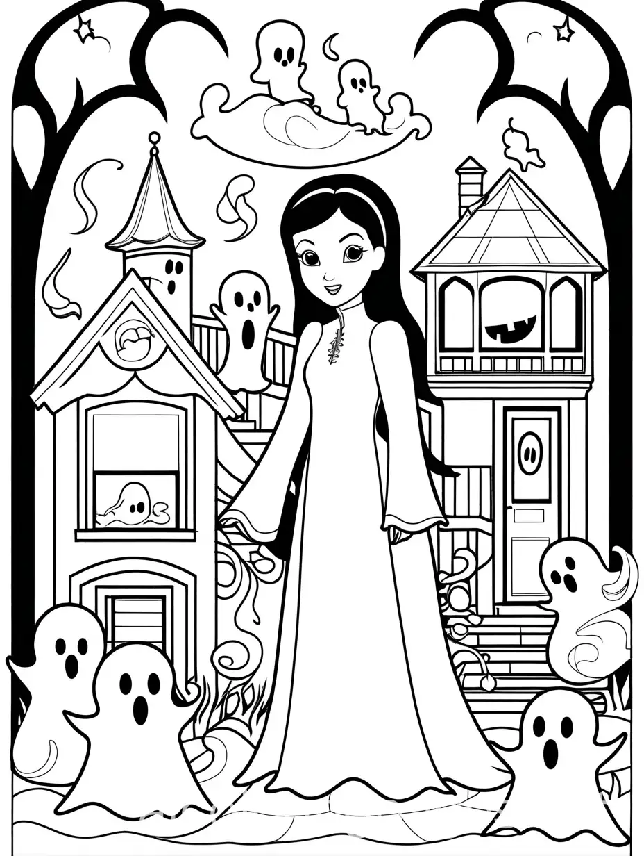 Angela-White-Ghost-Hunter-Encounters-Friendly-Ghosts-and-Silly-Haunted-Objects-Coloring-Page