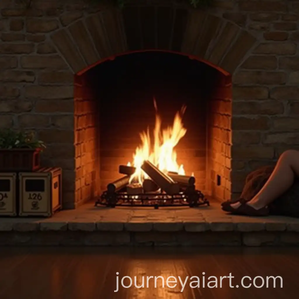 Cozy-Fireplace-Ambiance-for-Relaxation-and-Warmth