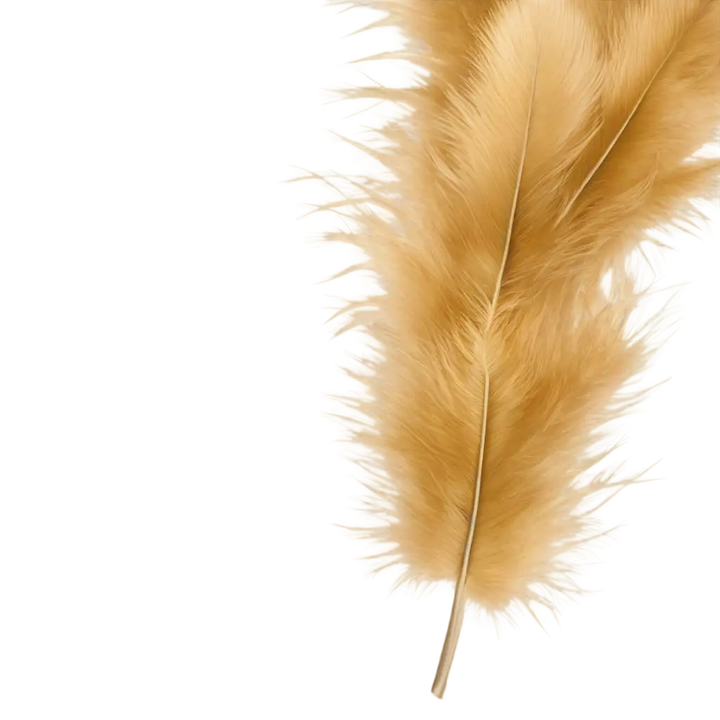 Golden-Fluffy-Feathers-PNG-Create-Stunning-Images-with-Feather-Detailing