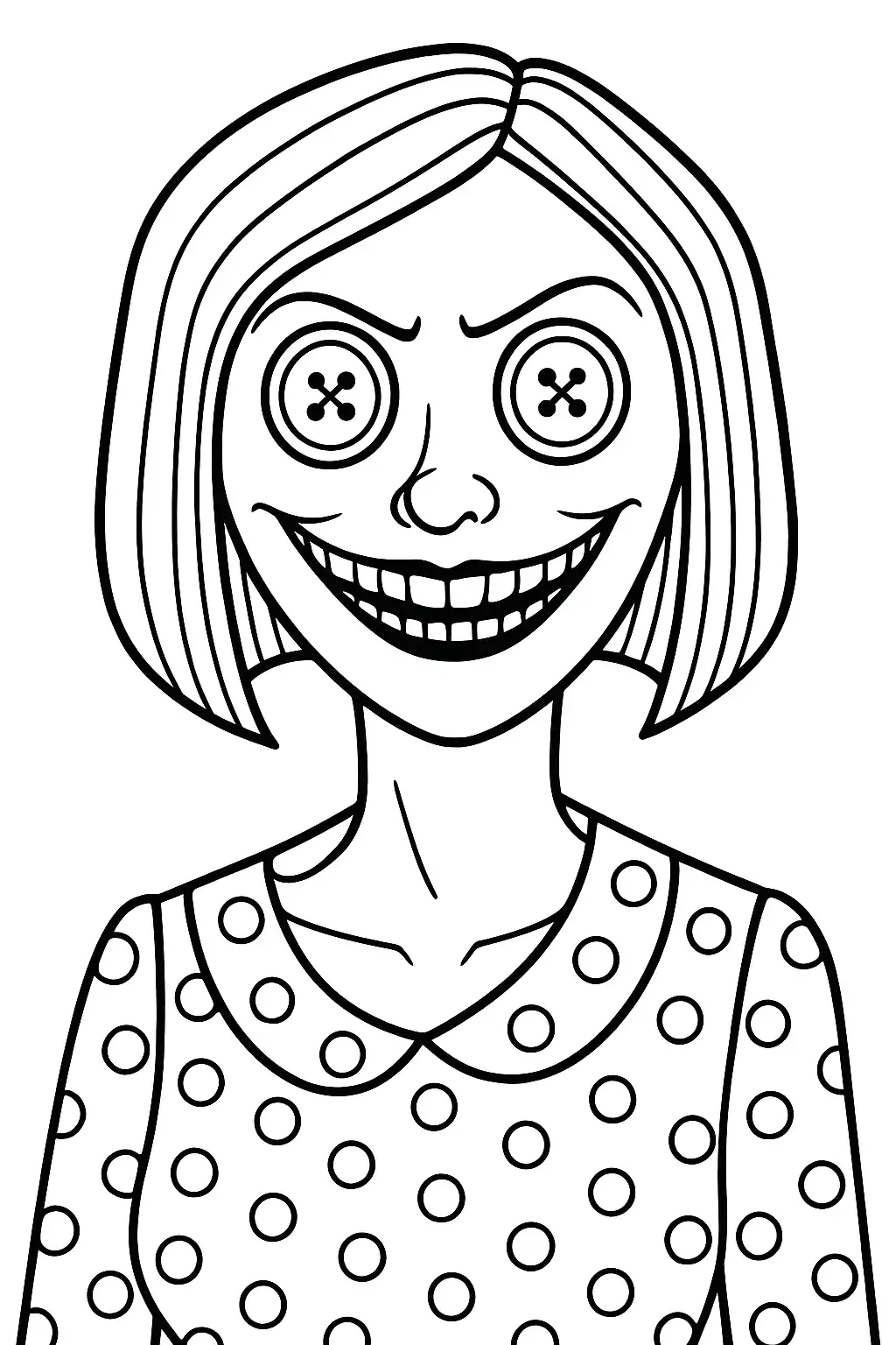 Coraline Coloring Pages Easy 2025 Coraline Coloring Pages Easy 2025