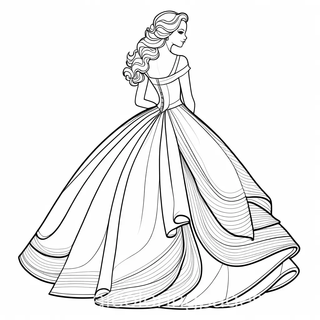 Elegant-Ballgown-Coloring-Page-for-Kids