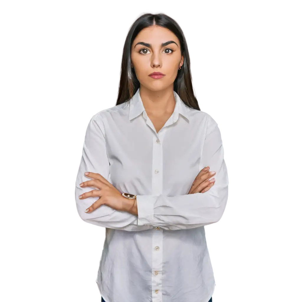 PNG-Image-of-American-Woman-ID-Photo-with-Collared-Shirt