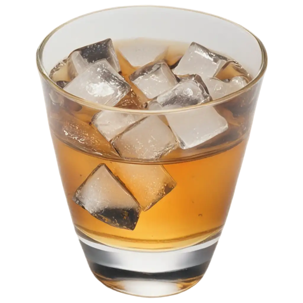 PNG-Image-of-Tea-with-Ice-Cubes-A-Refreshing-Visual-of-Thirsty-Drink