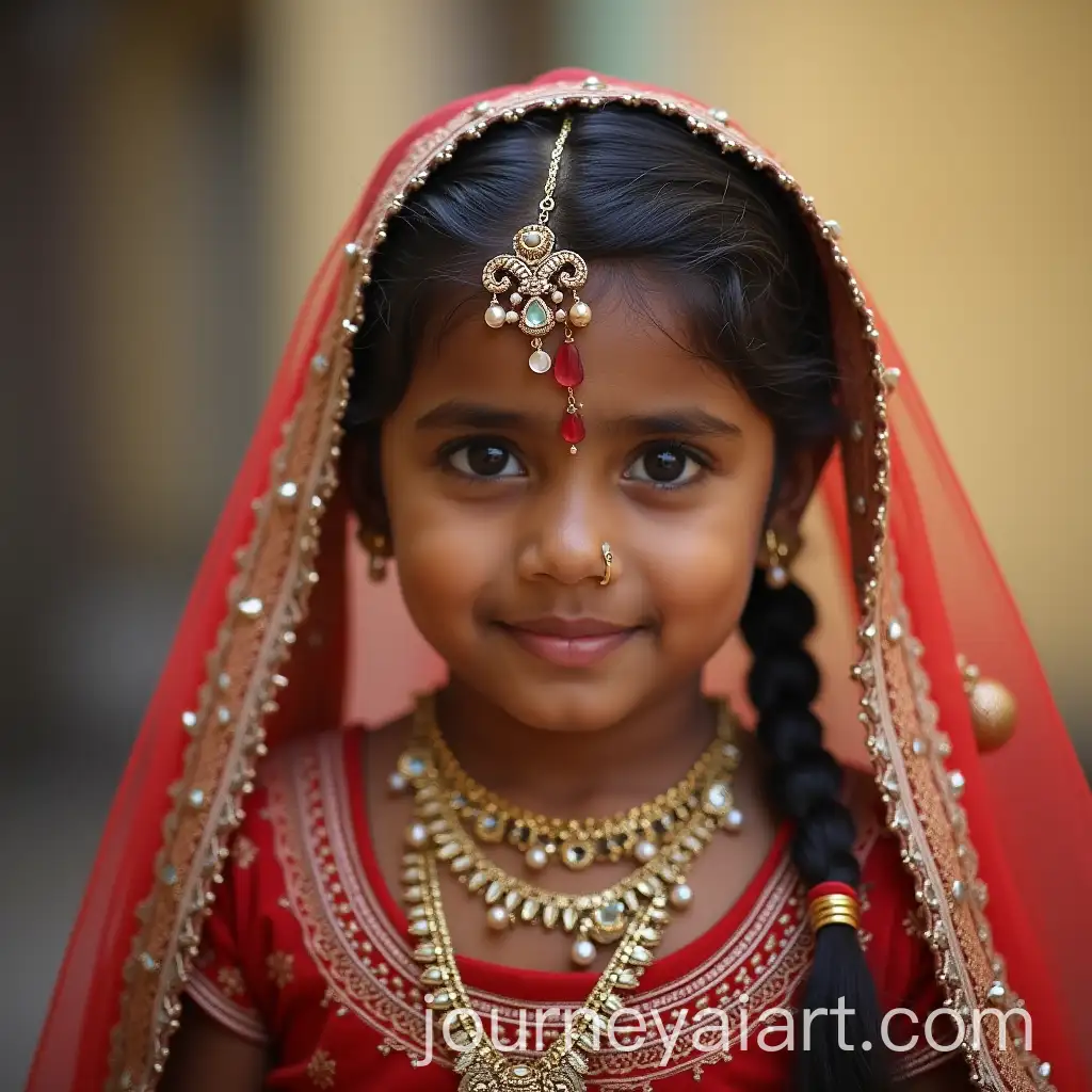 Indian-Girl-with-Traditional-Attire-and-Ornate-Jewelry