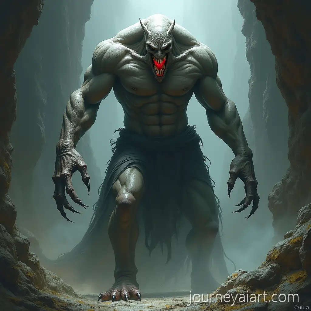 VampiricAI-Image-Prompt-Expansion-Monstrosity-with-Luminous-Red-Eyes-and-Tattered-Clothing