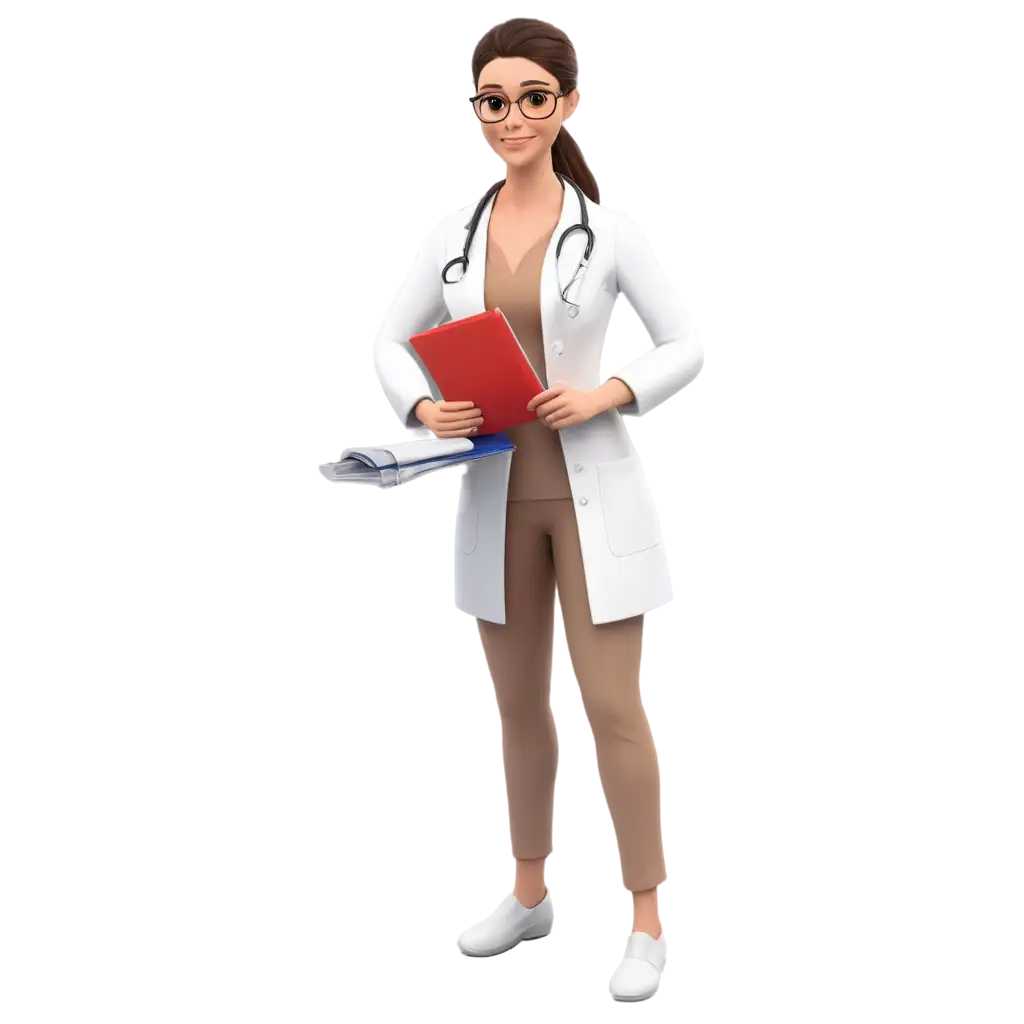 HighQuality-3D-PNG-Image-of-a-Female-Doctor-in-Switzerland-Holding-a-Medical-Report-for-Healthcare-Content