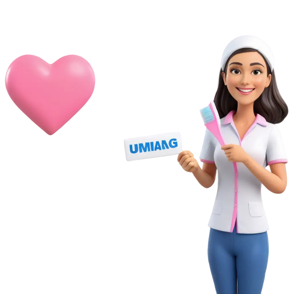 Colourful-3D-Female-Dentist-Tooth-PNG-Icon-for-Umang-Dental-Clinic