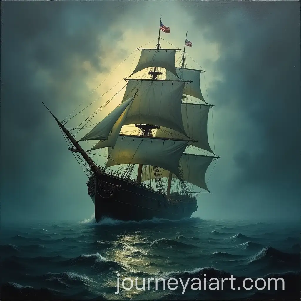 The-Flying-Dutchman-Ghost-Ship-in-Mariusz-Lewandowskis-Style