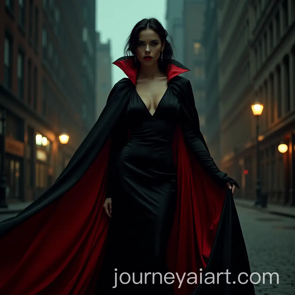 Alluring-Vampire-Woman-in-Urban-Nightscape