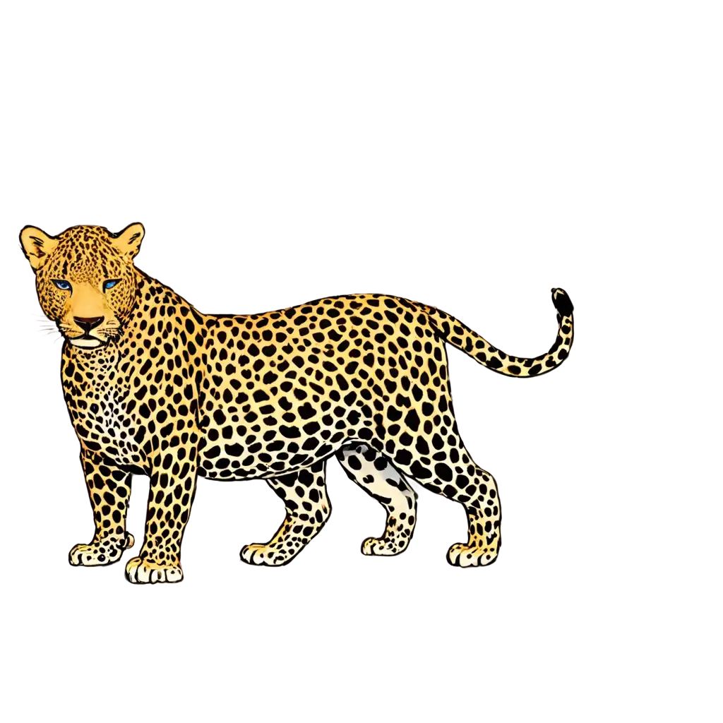 Leopard-with-Comic-Style-PNG-Image-Vibrant-and-Playful-Illustration