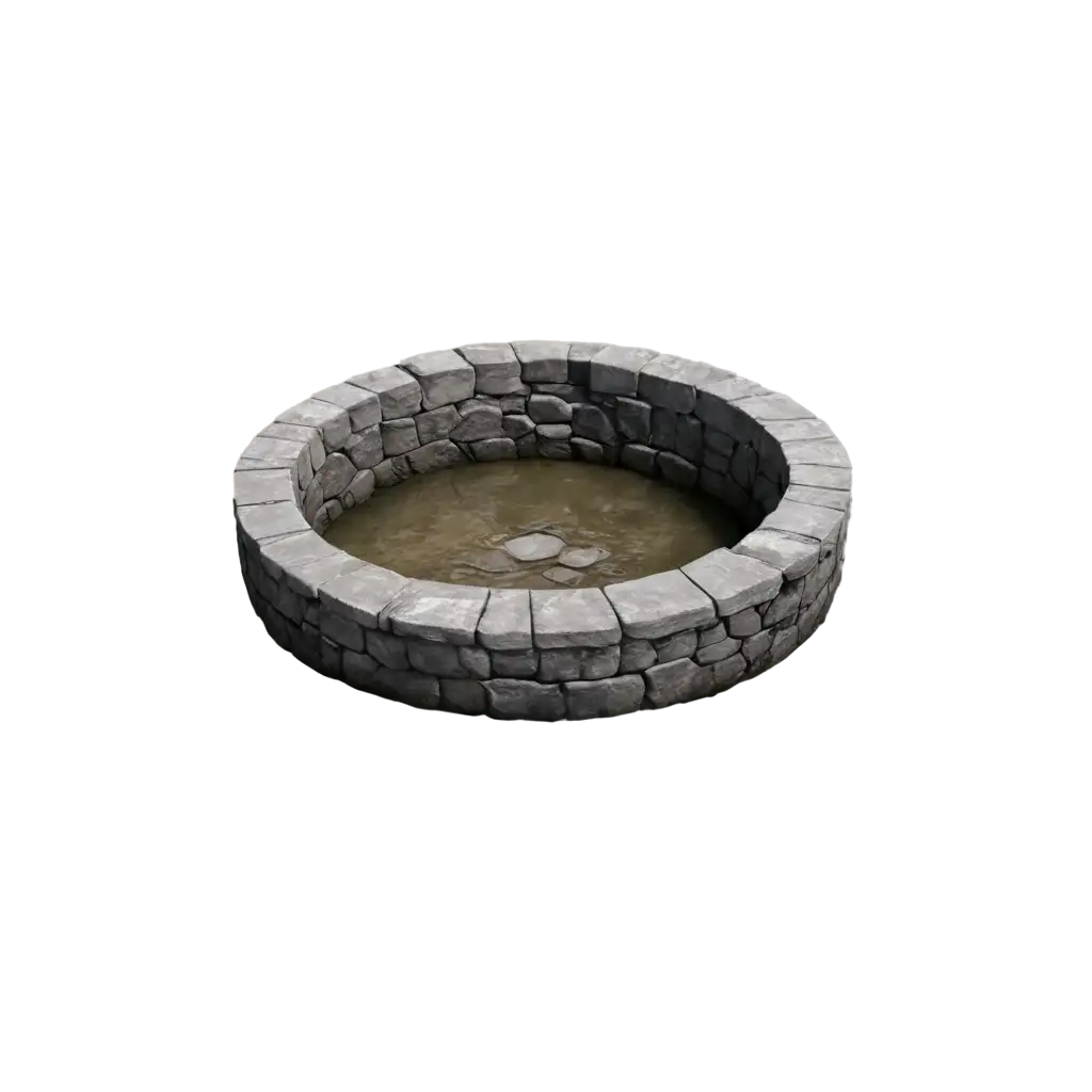 Realistic-Old-Stone-Well-PNG-Image-with-Rugged-Texture-for-Versatile-Use
