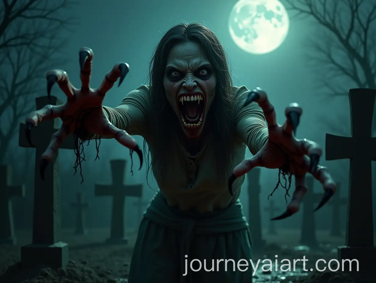 Grotesque-Zombie-Woman-in-a-Haunting-Cemetery-Scene