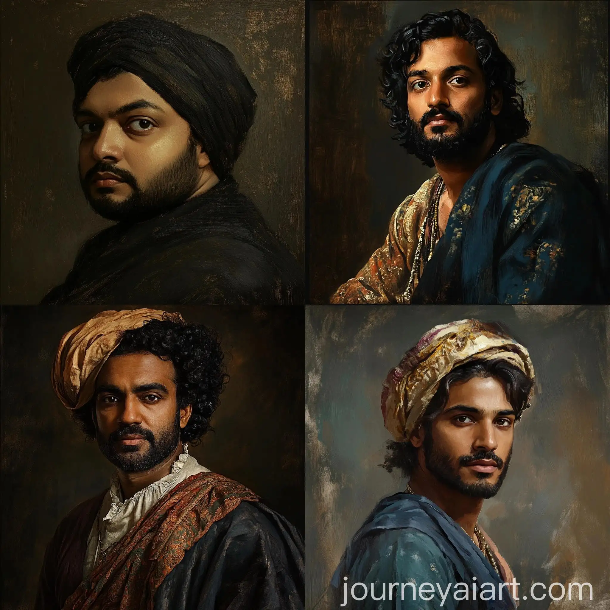Portrait-of-Abhijit-John-Singh-in-the-Style-of-Rembrandt