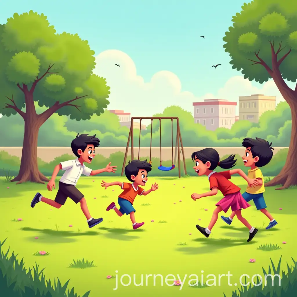 Ravi-and-Friends-Playing-in-the-Park-A-Fun-Day-of-Running-Falling-and-Laughing