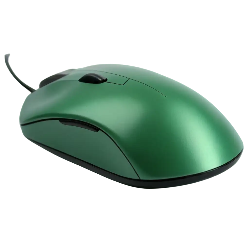 Realistic-Green-Computer-Mouse-PNG-Image-for-HighQuality-Visuals