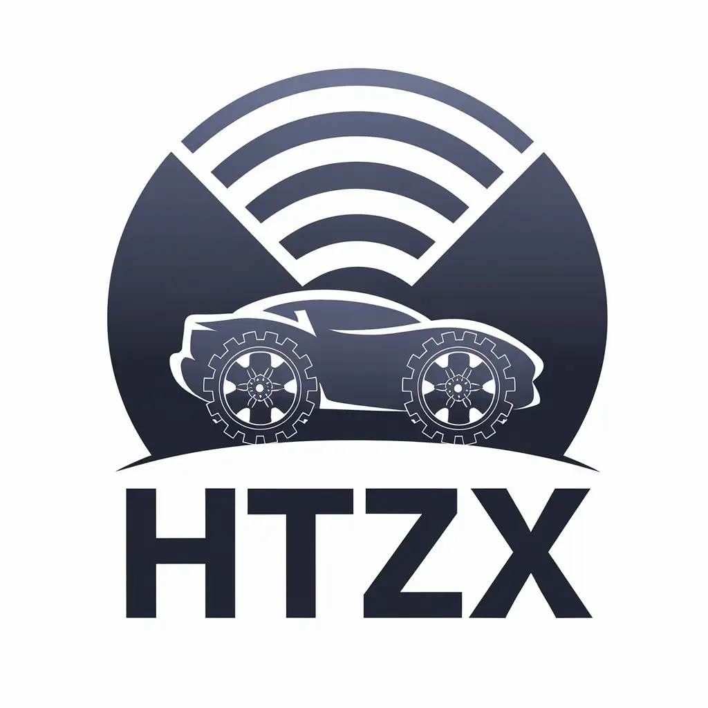 LOGO Design for HTZX Cars 5G and Internet of Vehicles for the Internet Industry