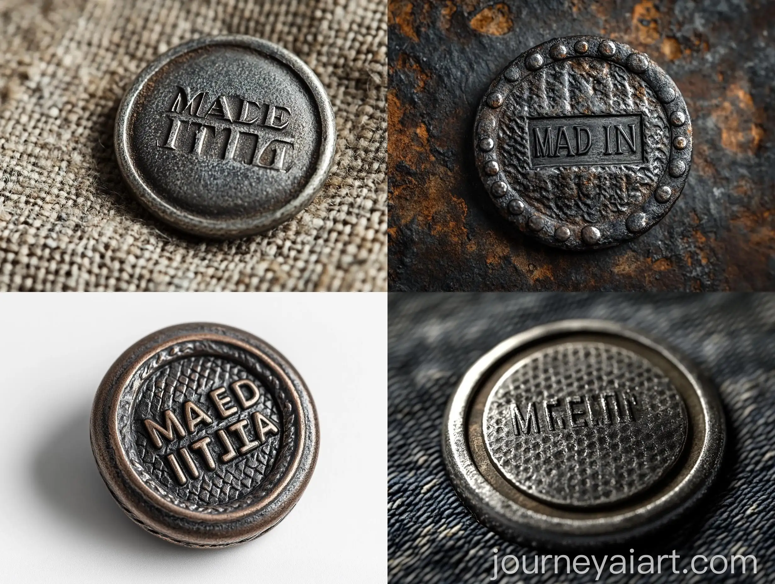 Metal-Jeans-Button-with-Made-in-Italy-Inscription
