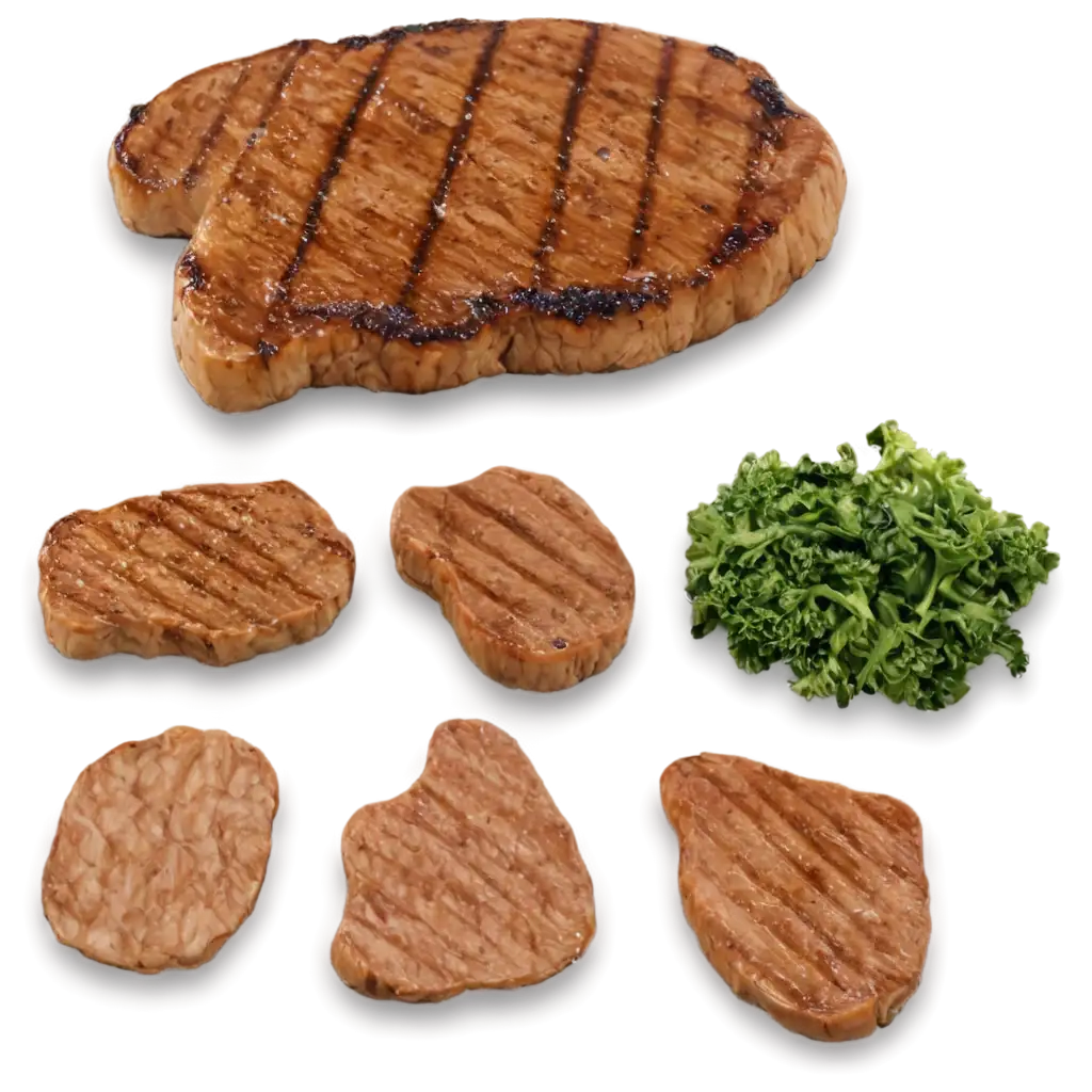 Delicious-Pork-Steak-with-Greens-PNG-Perfect-for-Culinary-Graphics