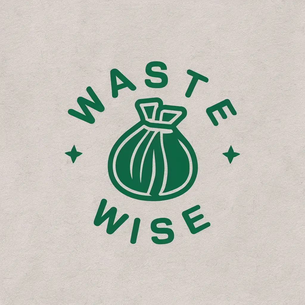 LOGO-Design-For-Waste-Wise-EcoFriendly-Garbage-Bags-Theme