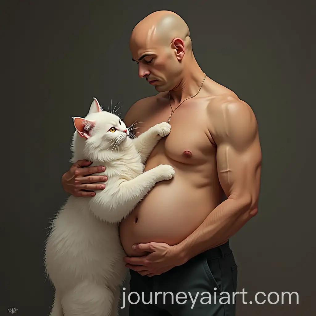 Whimsical-Transformation-of-a-Turkish-Dad-into-a-Playful-Cat