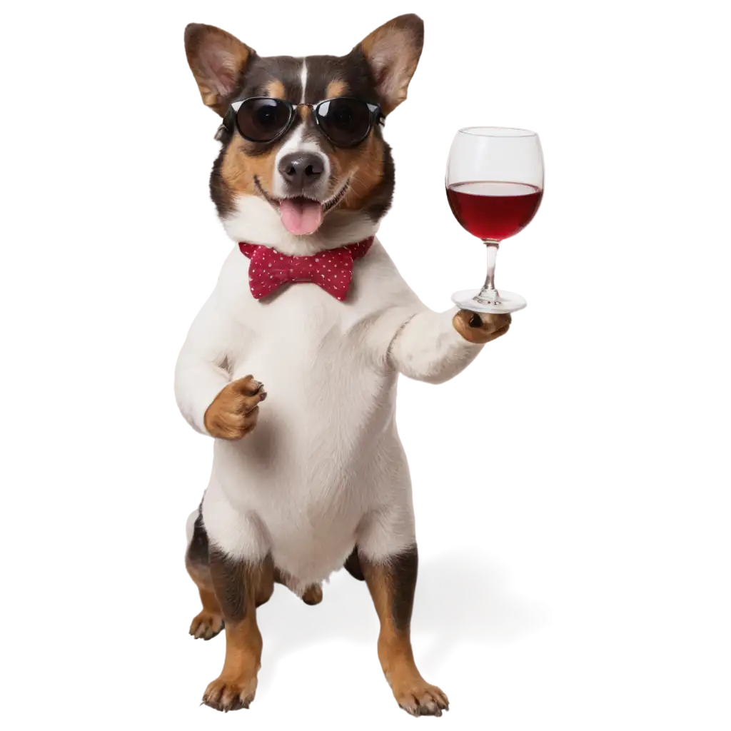 Whimsical-Dog-Holding-a-Glass-of-Wine-PNG-Perfect-for-Creative-Designs