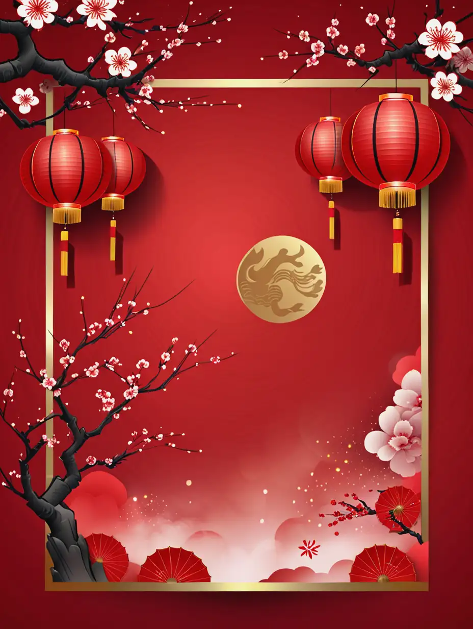 Chinese-Lunar-New-Year-Poster-with-Plum-Blossoms-Lanterns-and-Fireworks