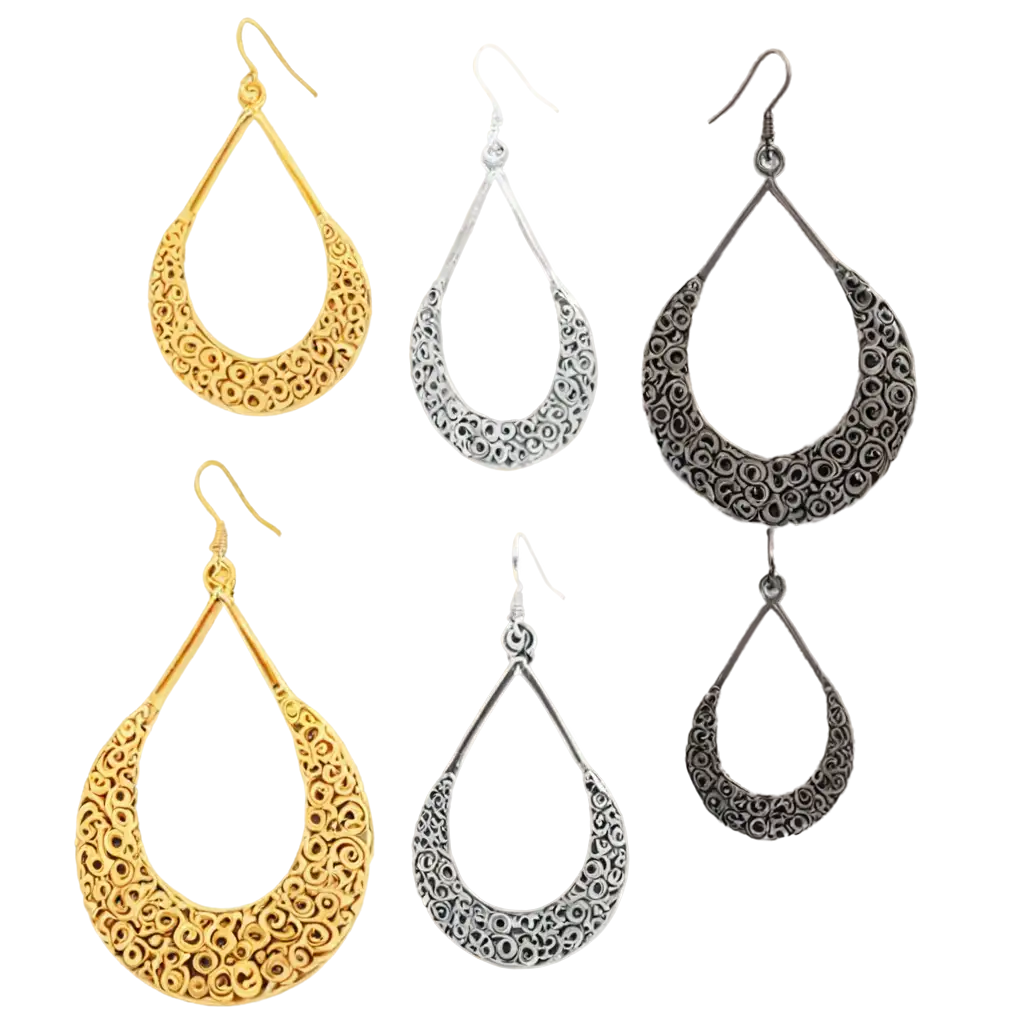 Stunning-PNG-Designs-of-Oxidised-Gold-and-Silver-Earrings-Elevate-Your-Jewelry-Collection