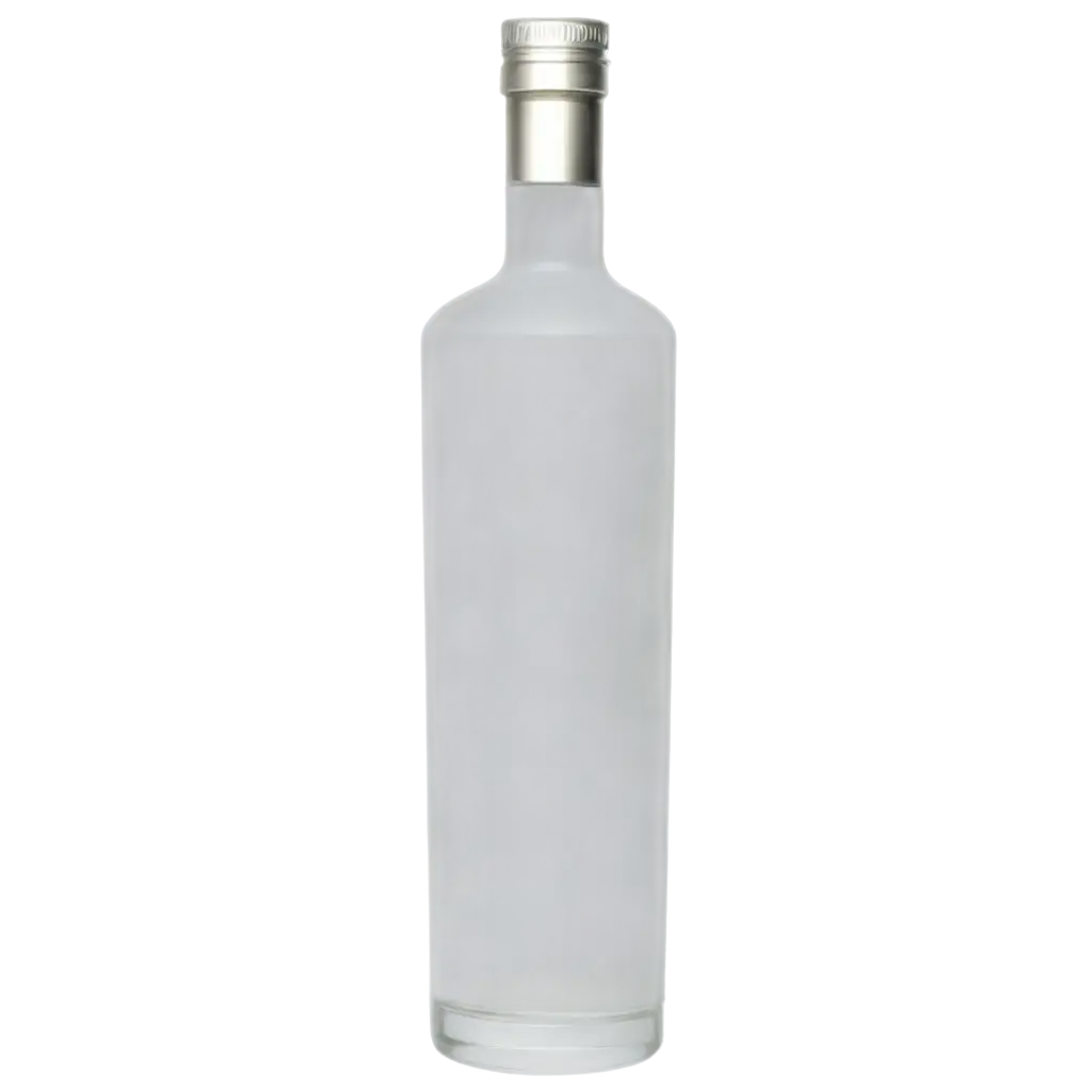 Frosted-Glass-Vodka-Bottle-PNG-with-No-Label-HighQuality-Image-for-Creative-Use